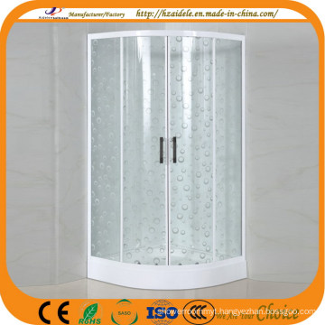 White Painted Glass Low Tray Shower Enclosure (ADL-8012D)